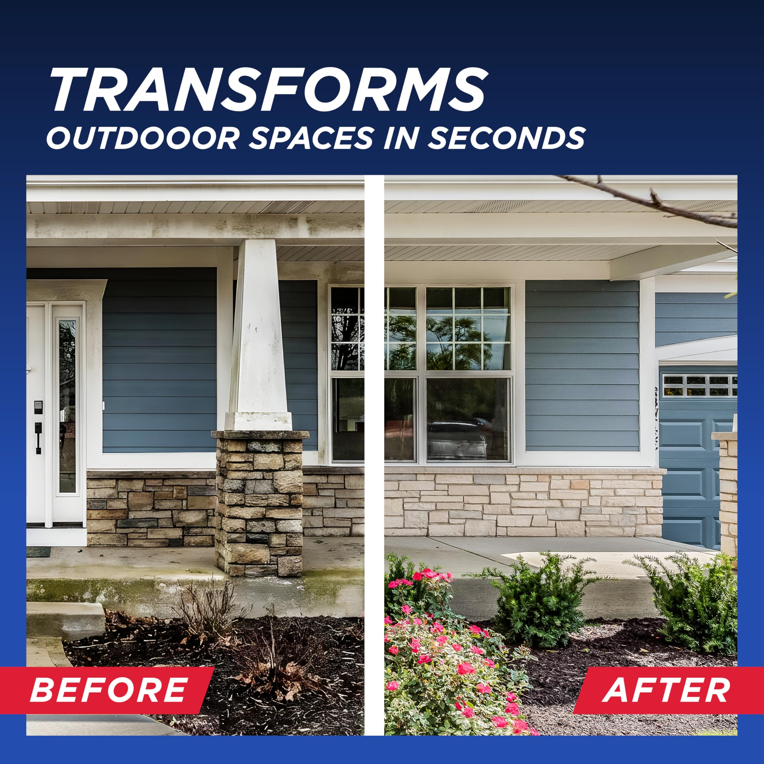 30 SECONDS Outdoor Cleaner in garden setting