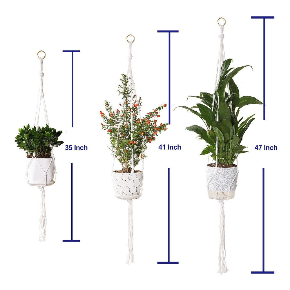 35 inch macrame plant hanger from vriysei hanging a pot