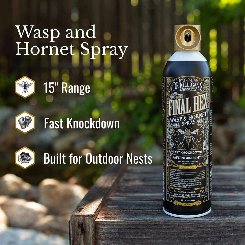 360-degree actuator of Dr. Killigan's Final Hex wasp spray