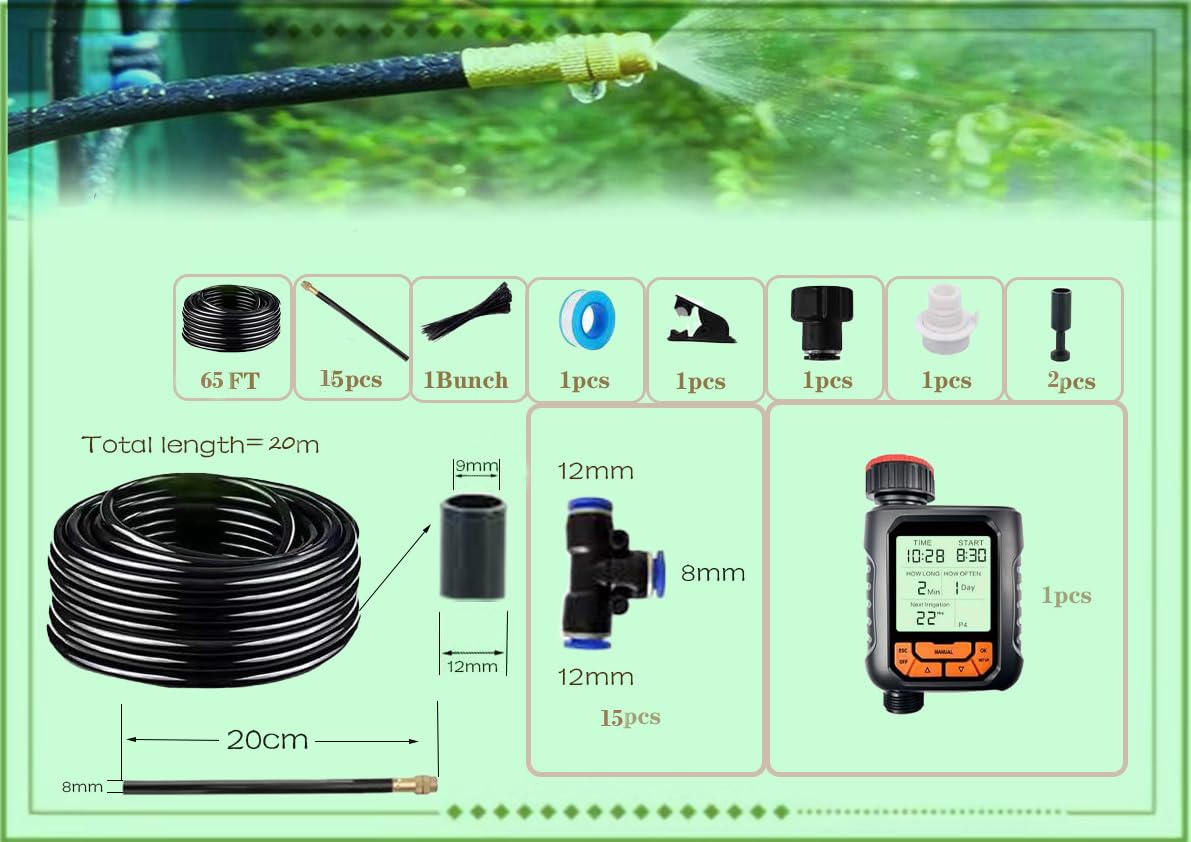 360-degree bending copper nozzles from MOCOBER irrigation kit