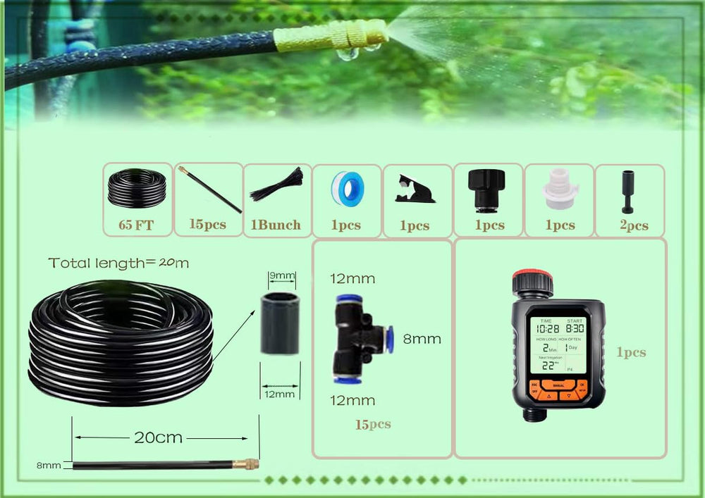 360-degree bending copper nozzles from MOCOBER irrigation kit