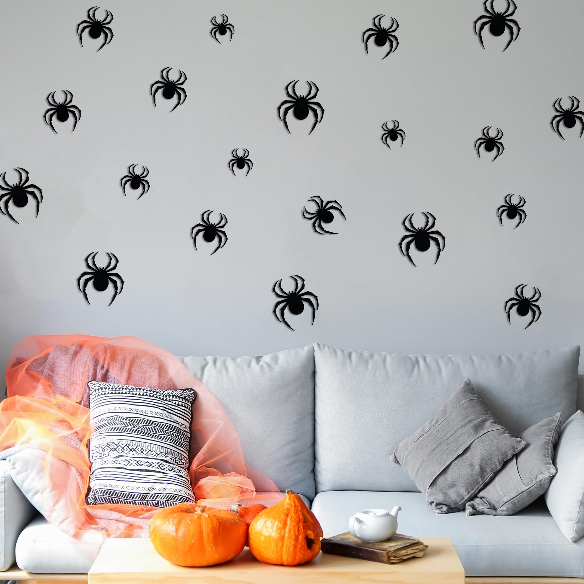 3D spider decoration with flexible legs for customization