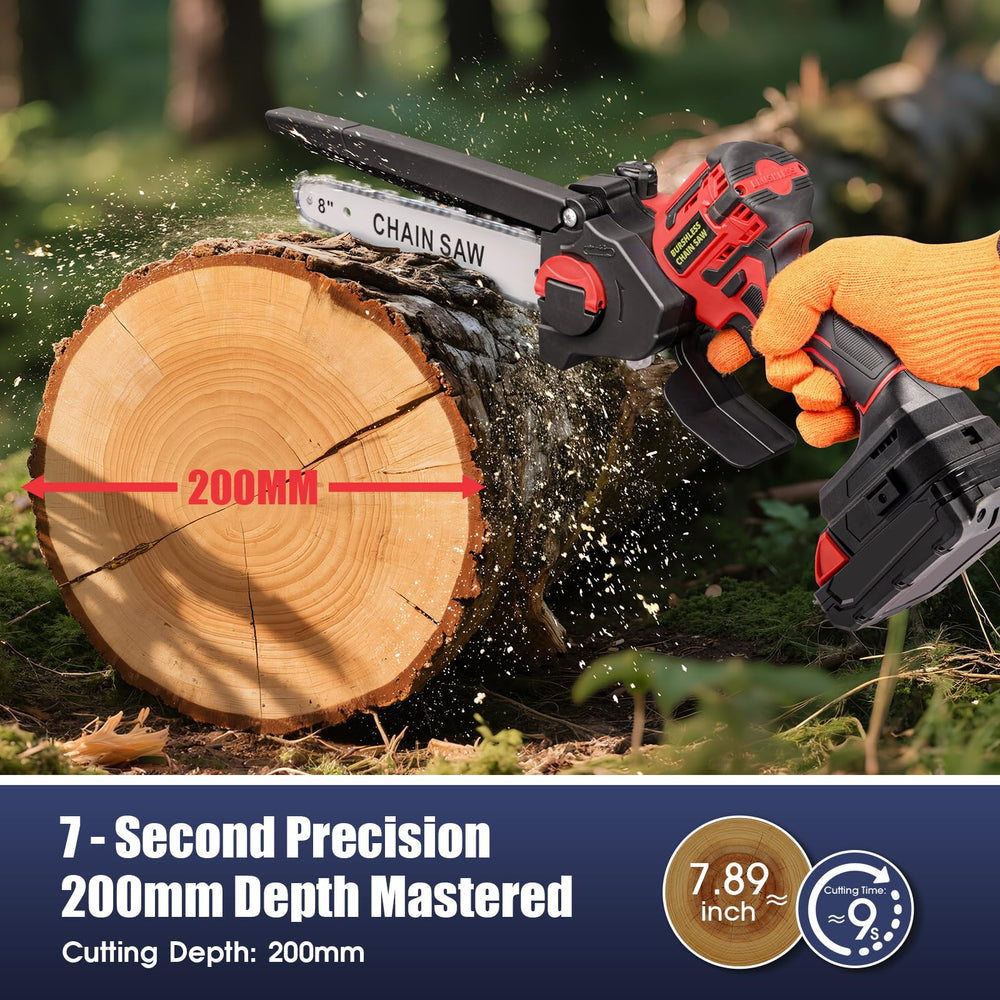 3D VO INN Mini Chainsaw Burgundy packaging