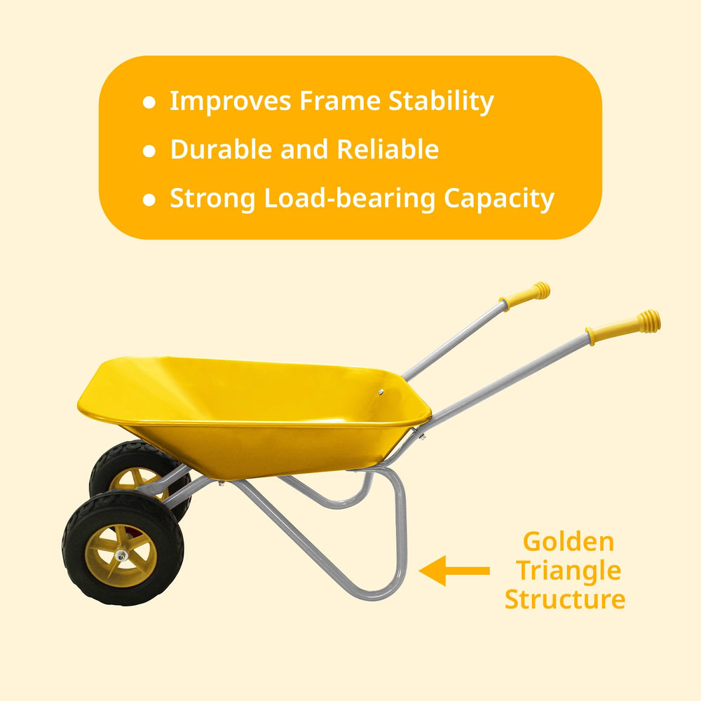 3T GROUP Kids Gardening Tool Set Wheelbarrow packaging view