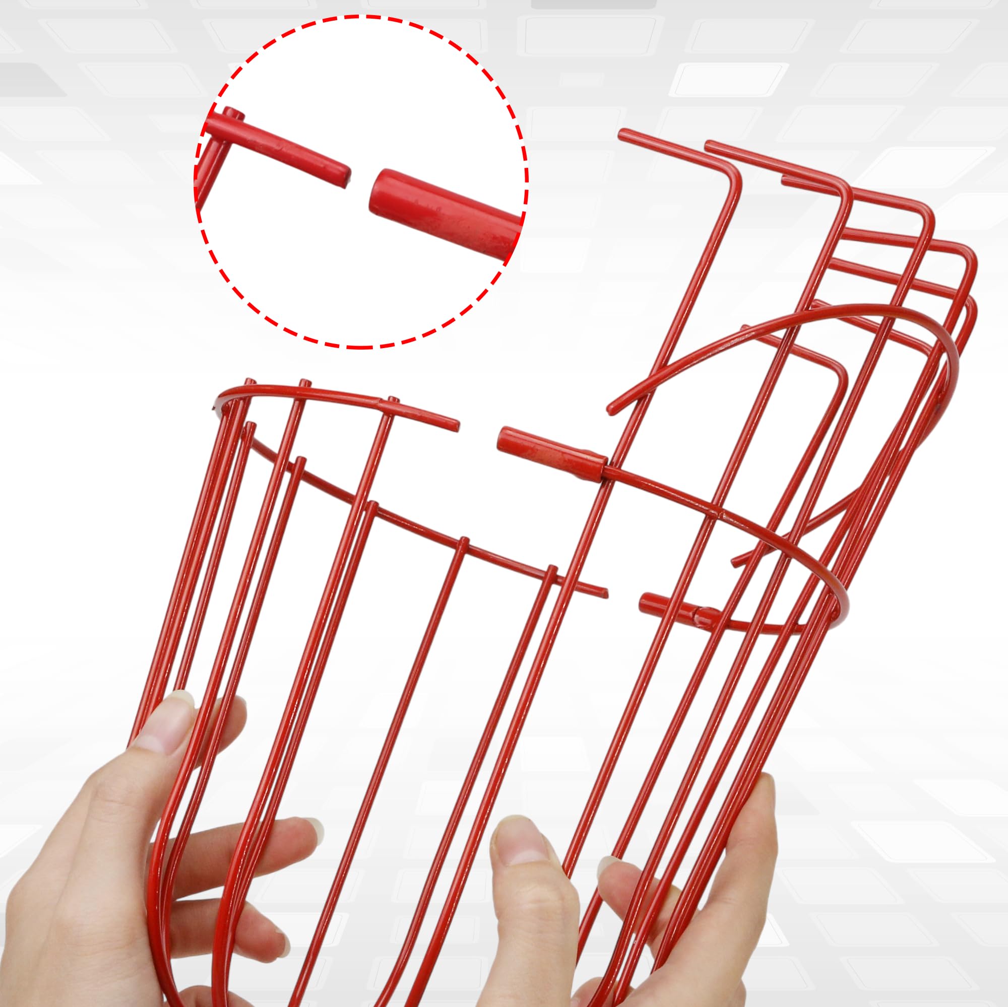 3TVol Fruit Picker Basket with compatible pole attachment