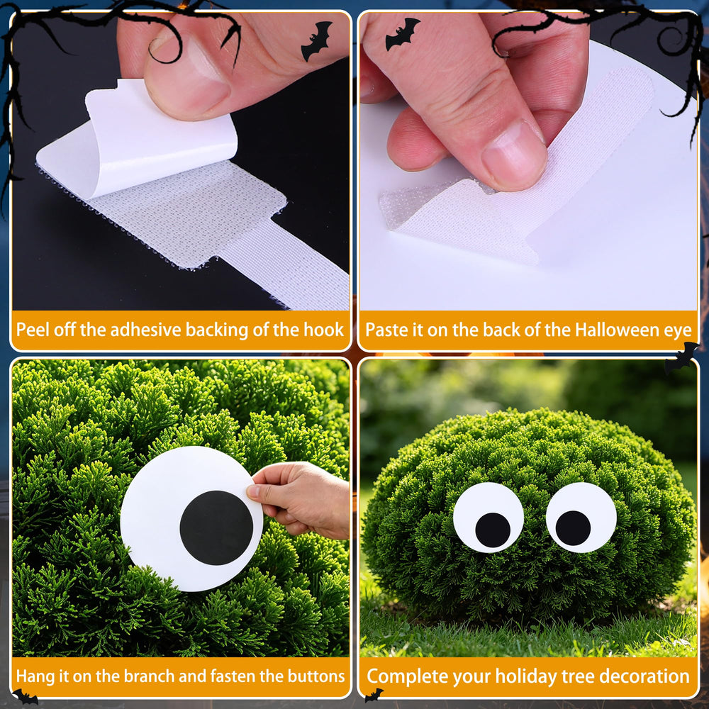 4.72 inch UYEDUJZ Halloween eyeball with adhesive hook