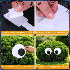4.72 inch UYEDUJZ Halloween eyeball with adhesive hook