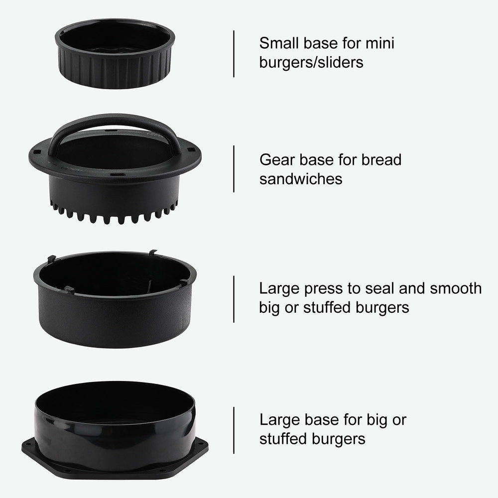 4-in-1 hamburger mold from POLIGO Smash Burger Press Kit