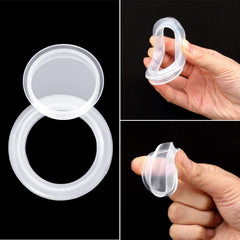 4 pieces of Maitys umbrella rings and caps displayed