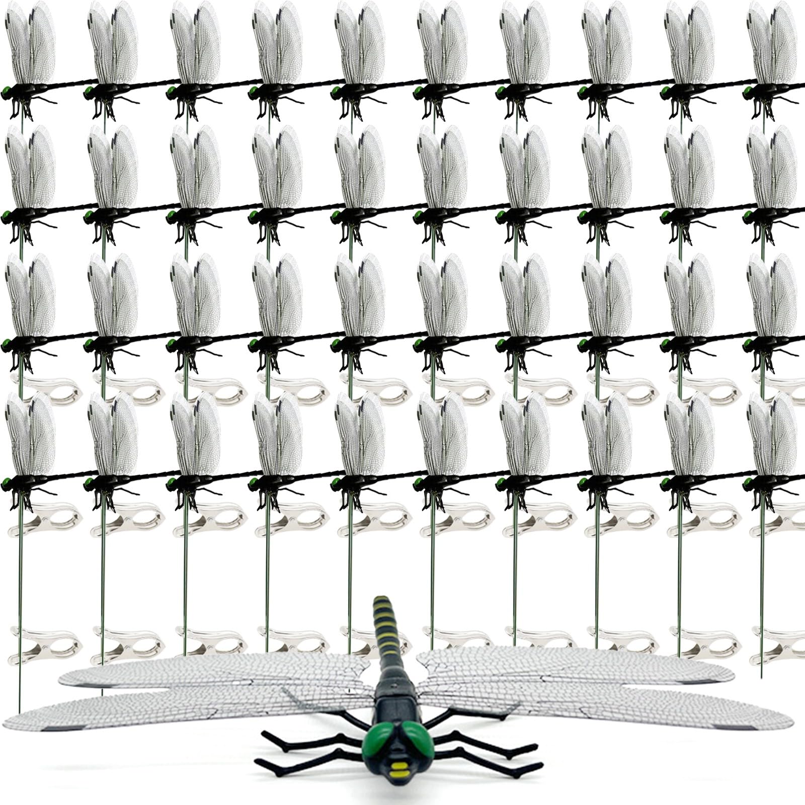 40 Pcs Black Dragon Fly Clips in packaging