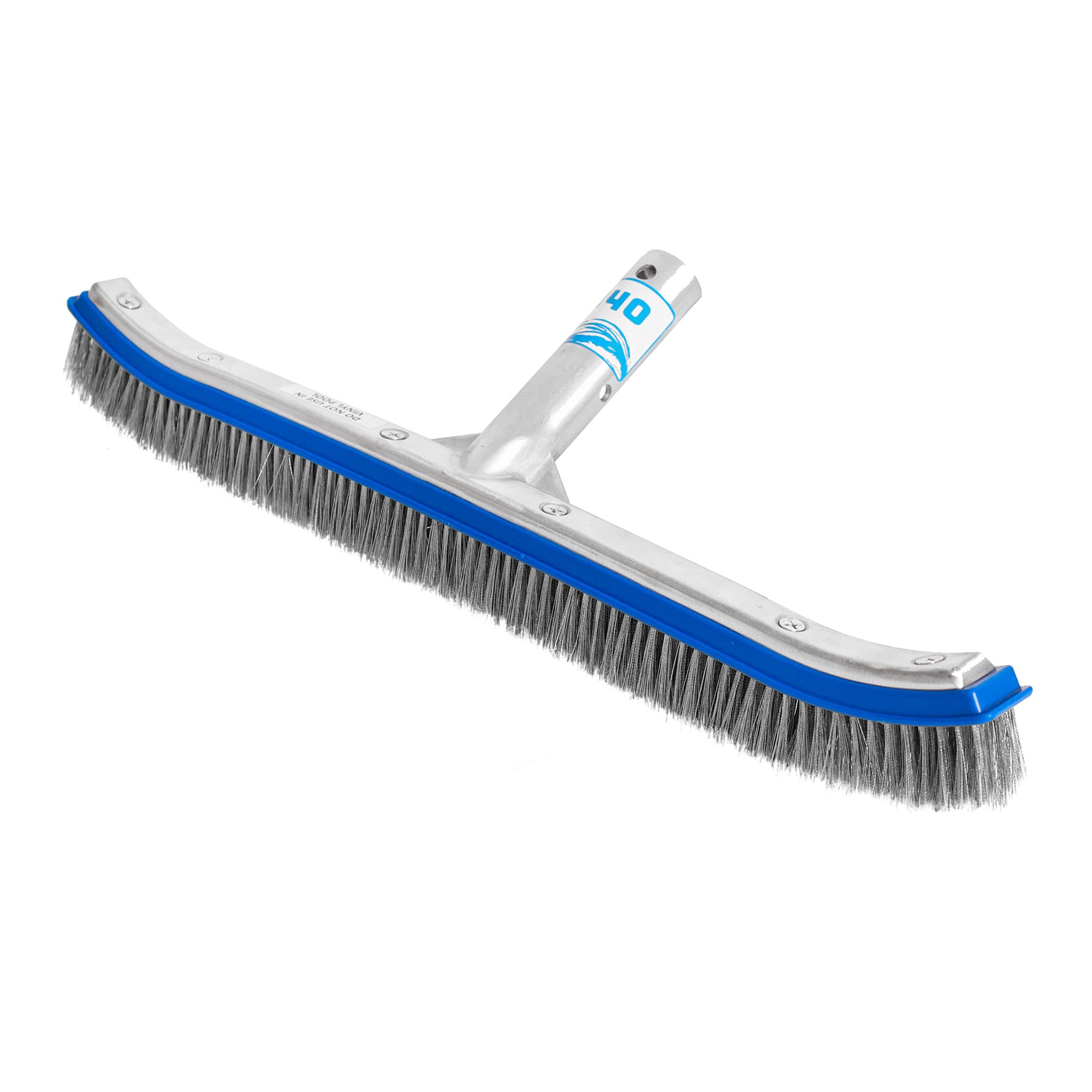 440 Heavy-Duty 18-Inch Stainless Steel Pool Brush front view