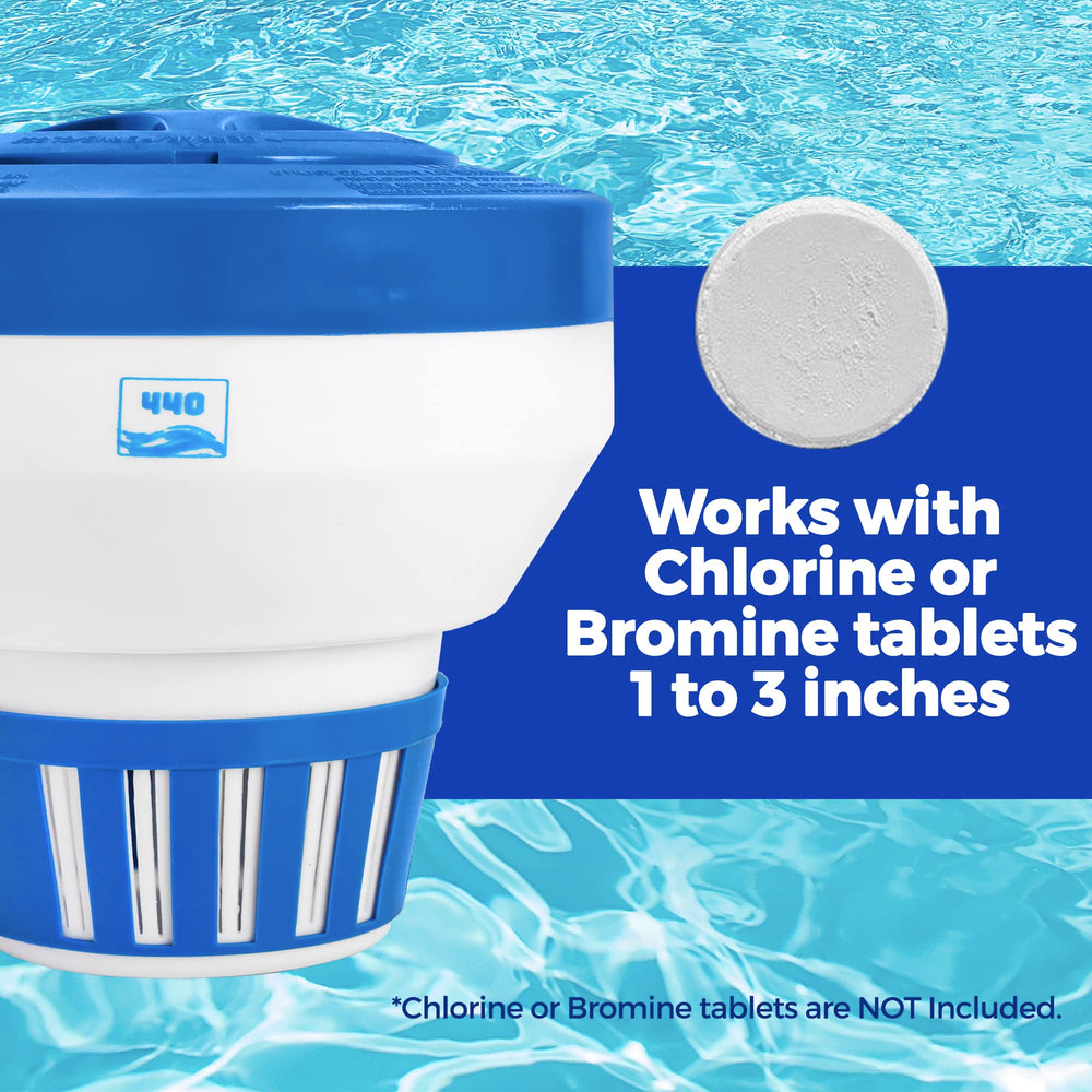 440 Pool Chlorine Floater Dispenser in packaging
