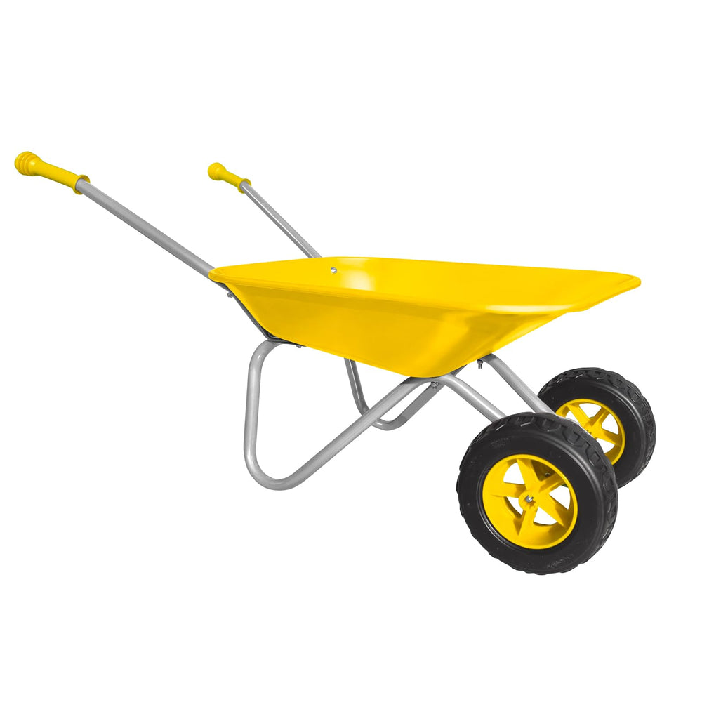 3T GROUP Kids Gardening Tool Set Wheelbarrow close-up of handle