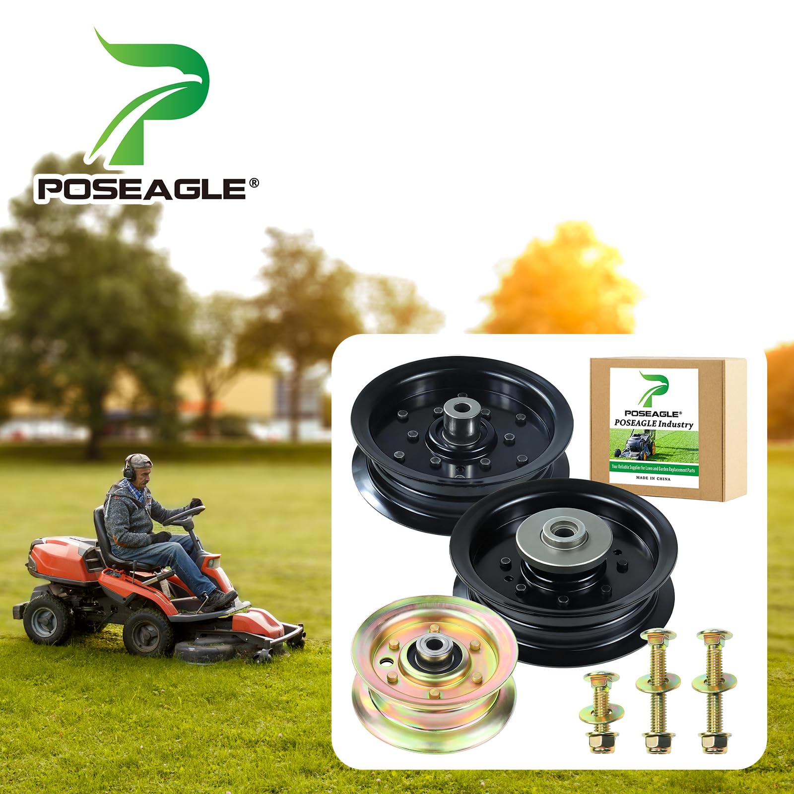 532196106 Idler Pulley from POSEAGLE side view