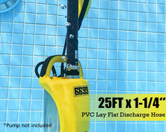 6699 25FT Sump Pump Hose with SUS 304 clamps