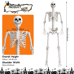 7.9FT Giant Skeleton hanging from a tree