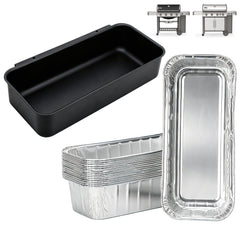 WEBROIL Catch Pan and Drip Pan Liners for Weber Genesis II front view