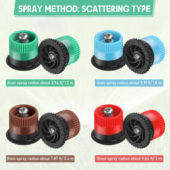 8 VAN sprinkler head with water spraying pattern