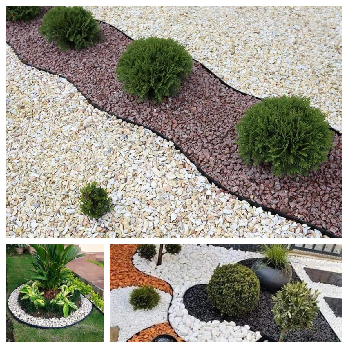 A ANLEOLIFE 40FT garden edging packaging display