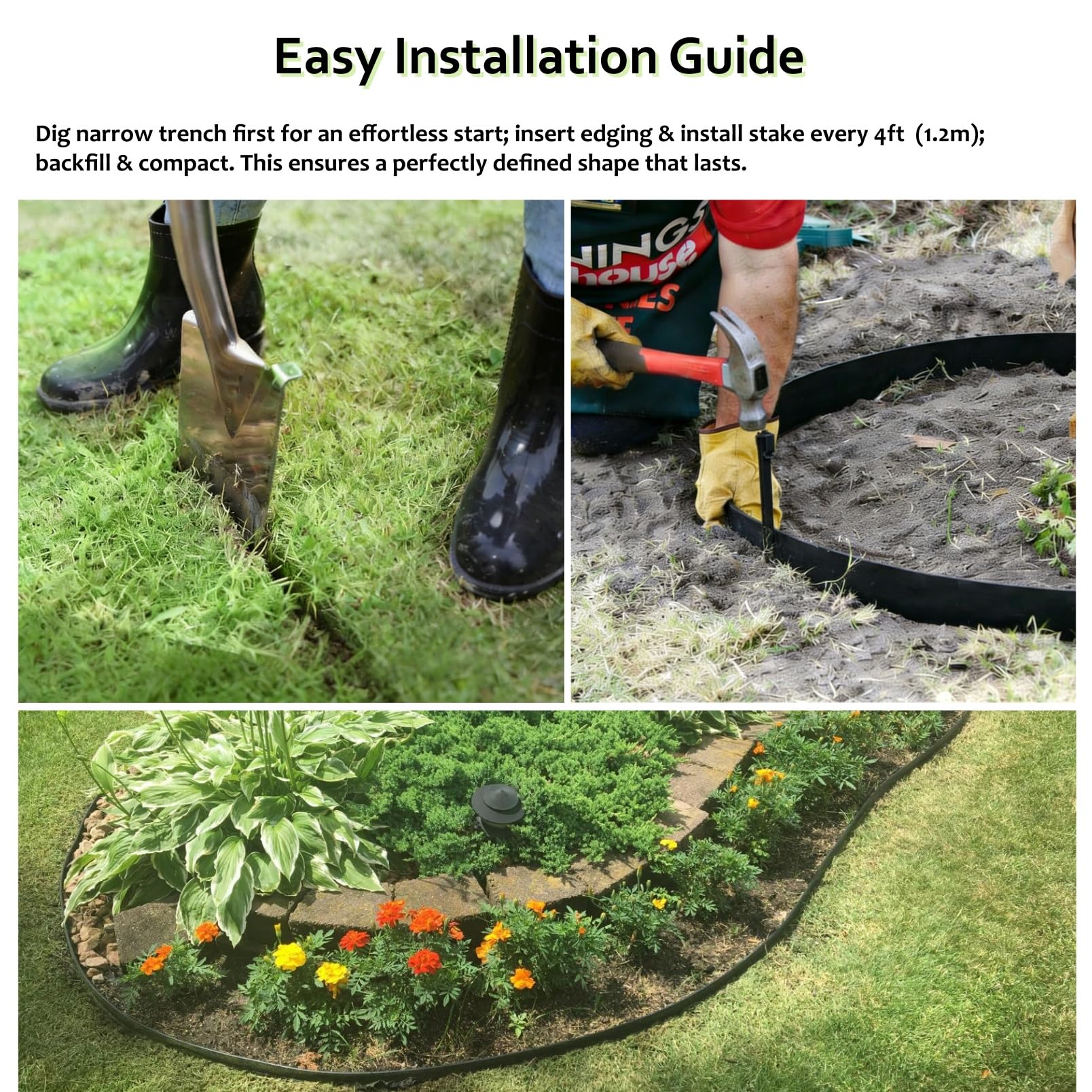 A ANLEOLIFE landscape edging coil package dimensions