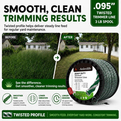 A ANLEOLIFE trimmer line spool packaging and specifications