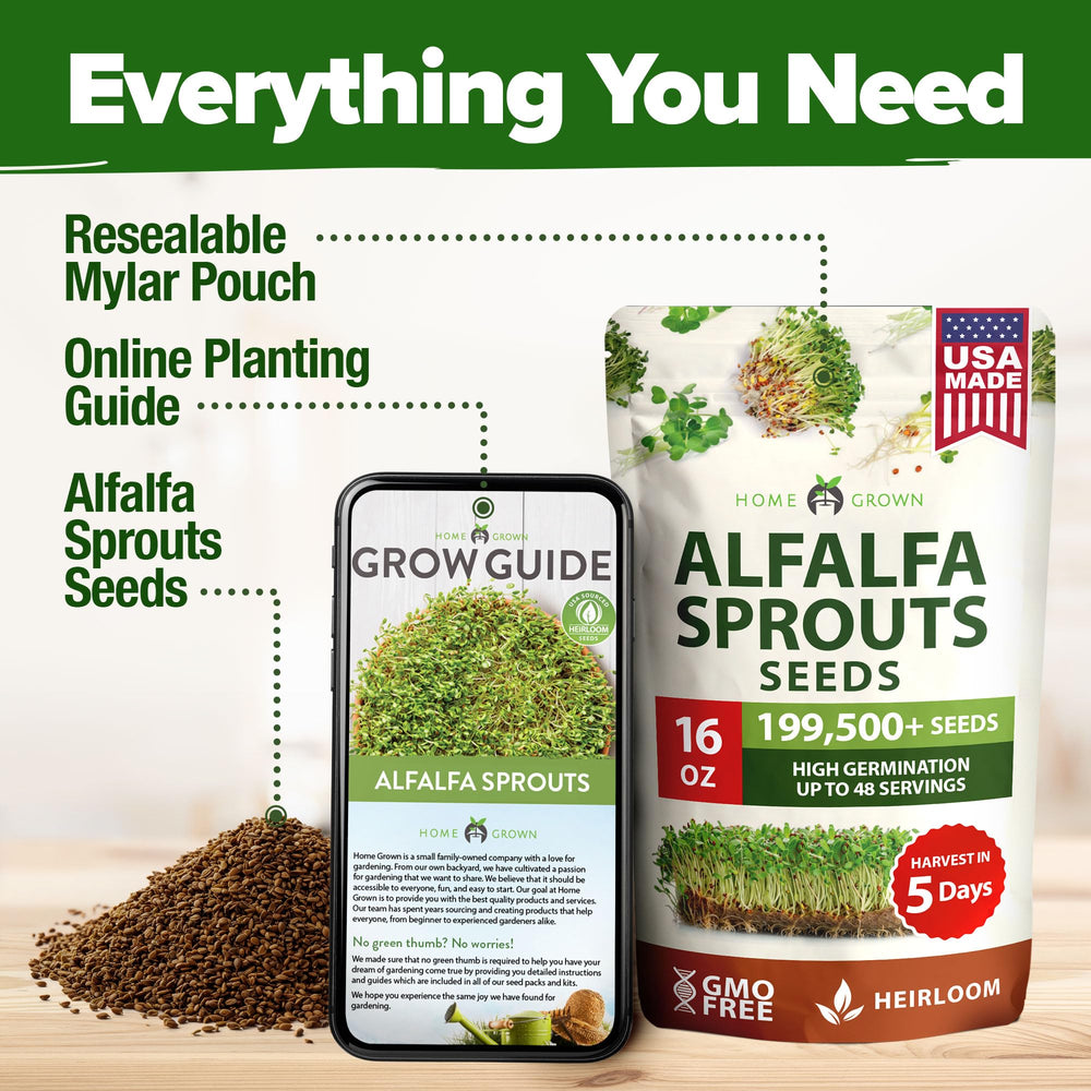 A gardener holding a bowl of alfalfa sprouts