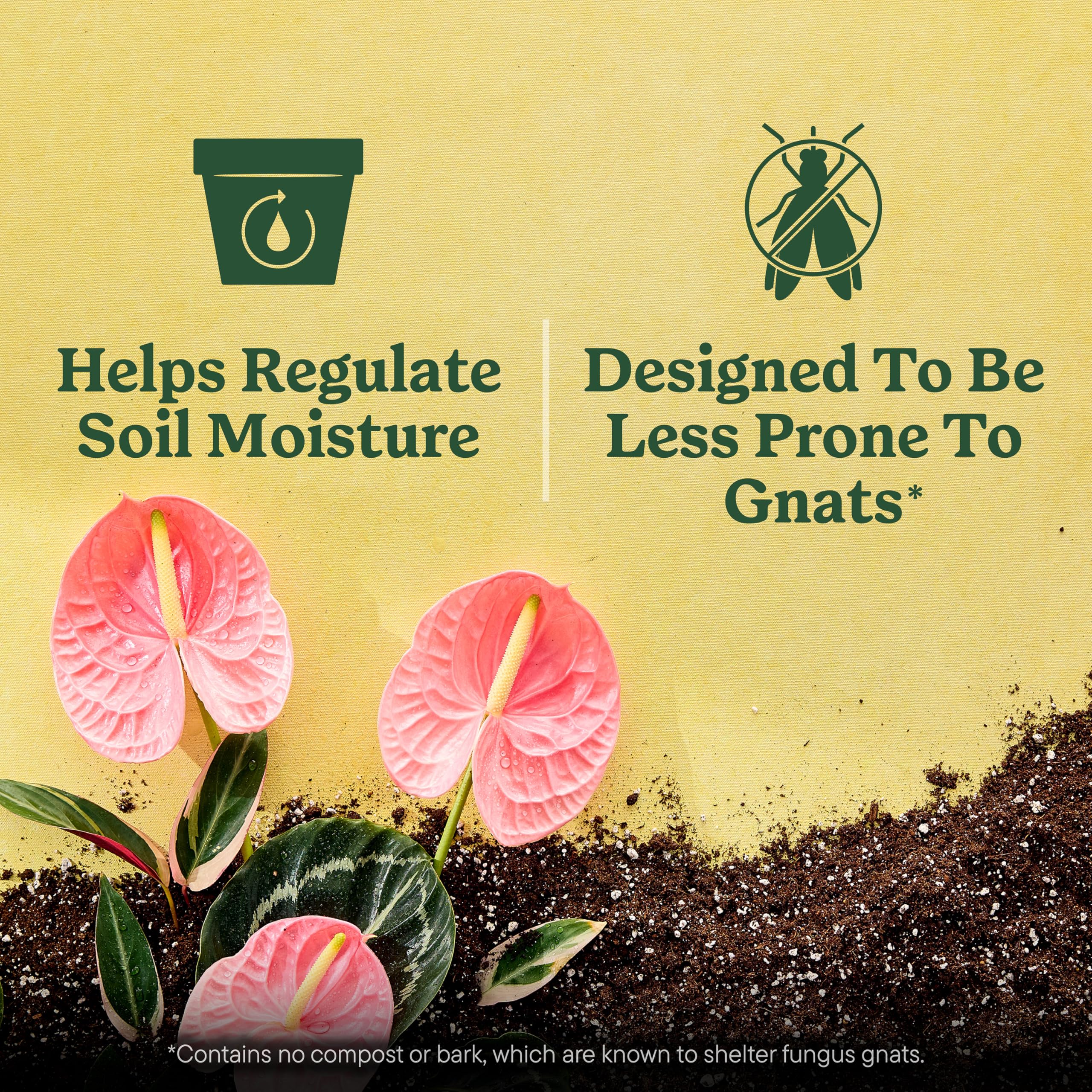 A hand planting herbs in Miracle-Gro potting mix
