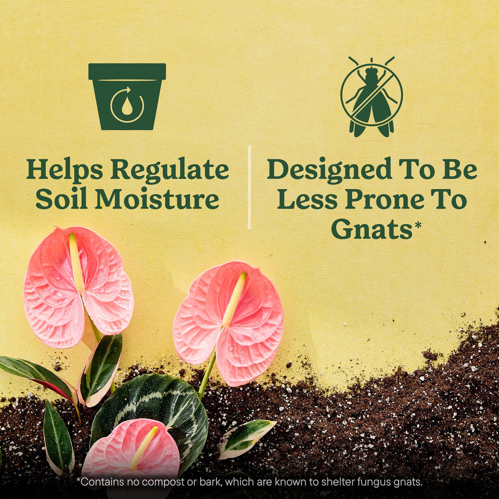 A hand planting herbs in Miracle-Gro potting mix