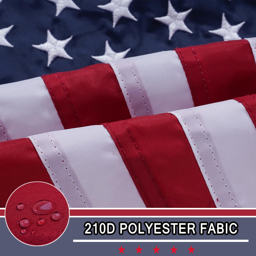 A-ZCOVER American Flag packaging with details