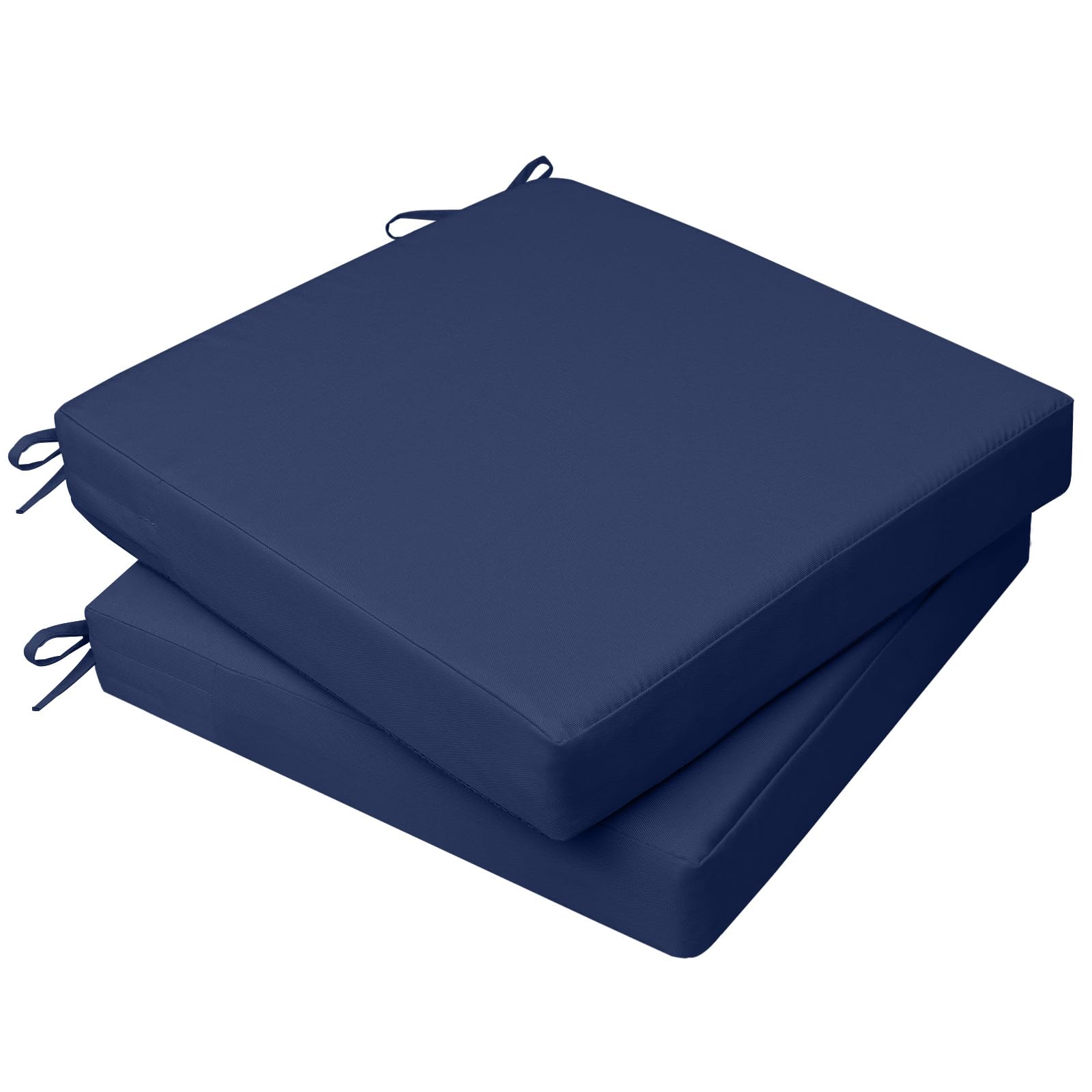 AAAAAccesseries navy blue outdoor chair cushion front view