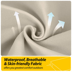 AAAAAccessoires Outdoor Chair Cushion on patio chair