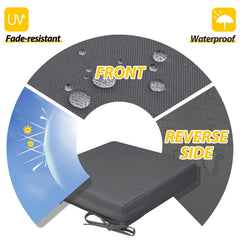 AAAAAccessoires Outdoor Chair Cushion showing side view