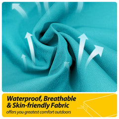 AAAAAccessoires Outdoor Chair Cushions showing hidden zipper design