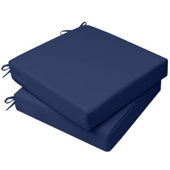 AAAAAcessories Outdoor Chair Cushions in navy blue, front view
