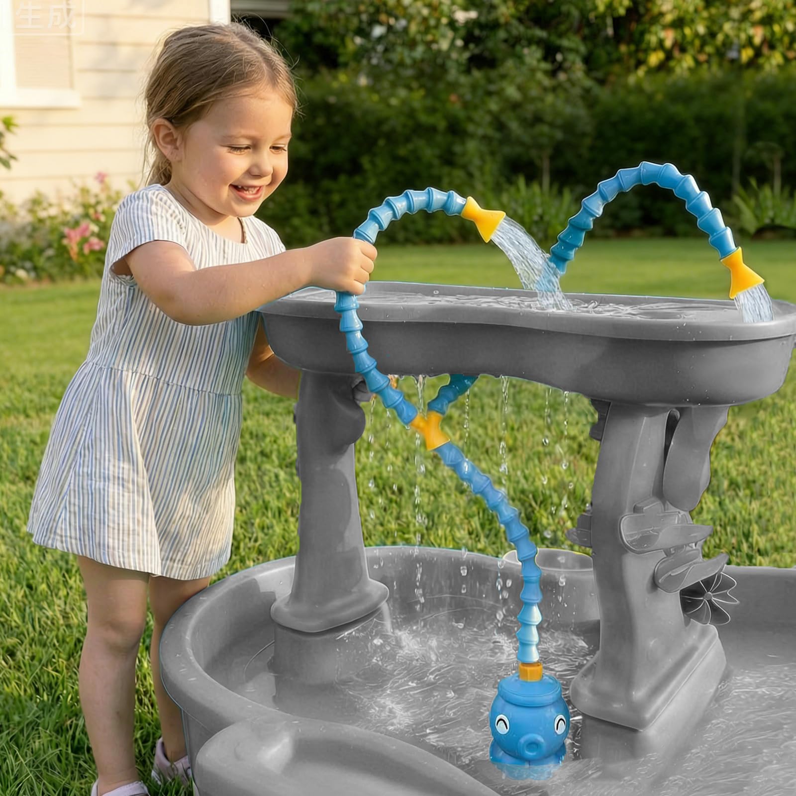 Aacabo rechargeable water table pump octopus design front view