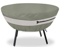 Aacabo Round Patio Table Cover Grey Green front view