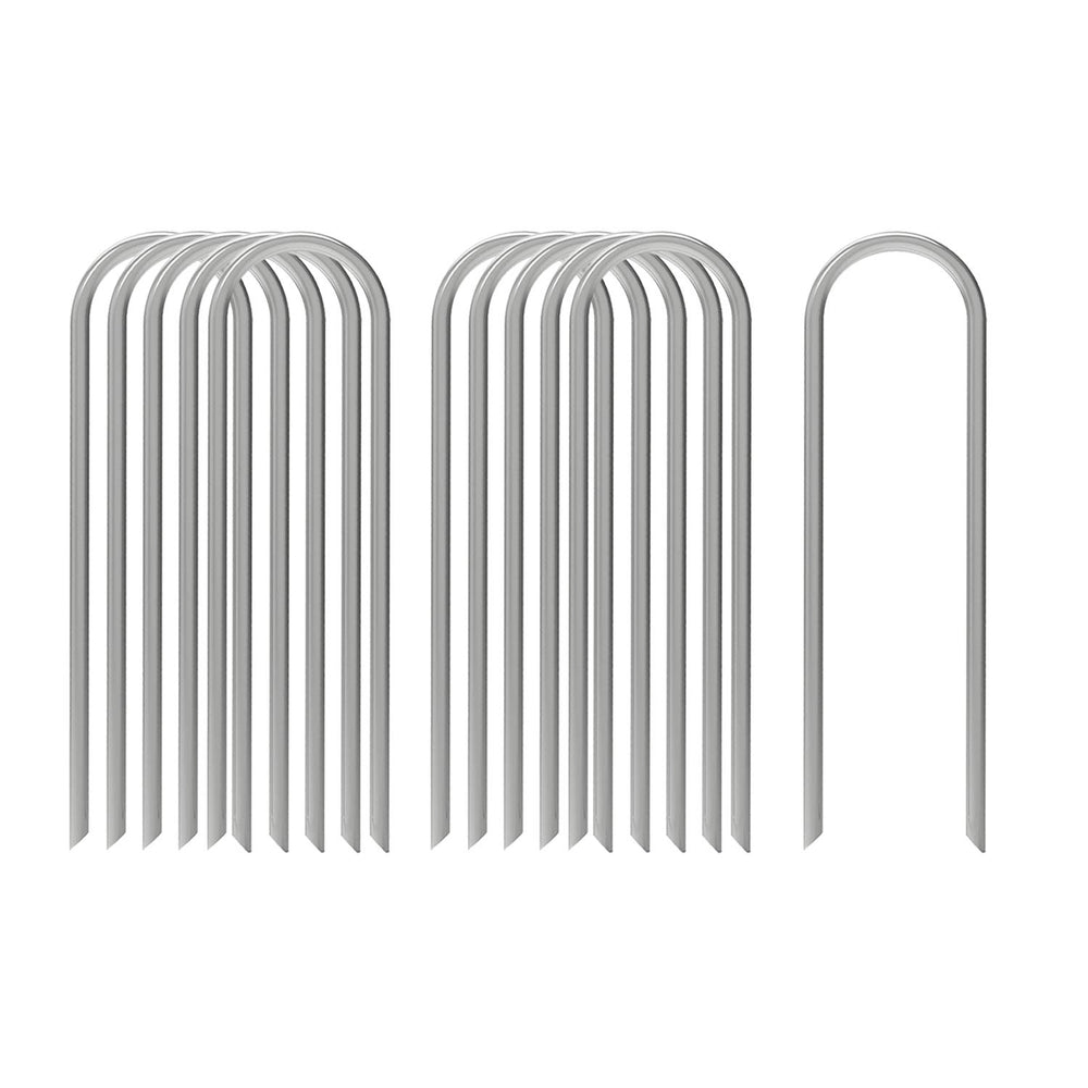 AAGUT U Shaped Garden Stakes 12 Inch pack view