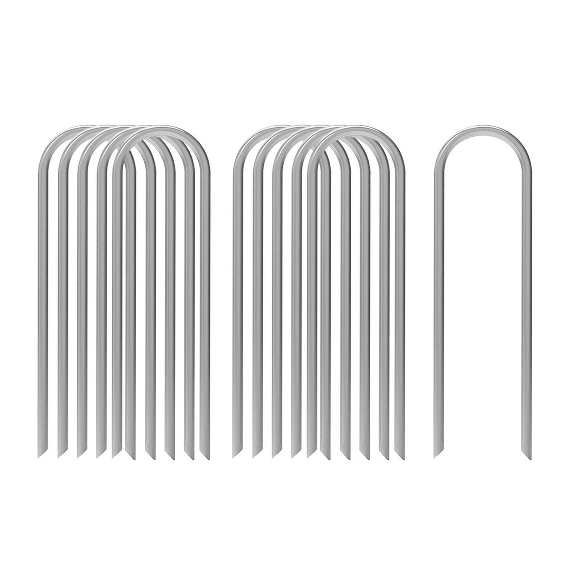 AAGUT U Shaped Garden Stakes 12 Inch pack view