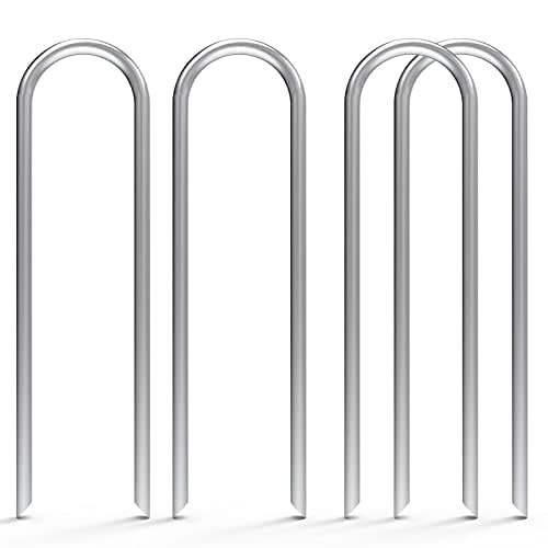 AAGUT U Shaped Garden Stakes 6 Inch pack of 150