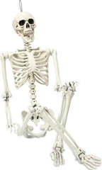 Abakuku 5.4 ft poseable Halloween skeleton front view