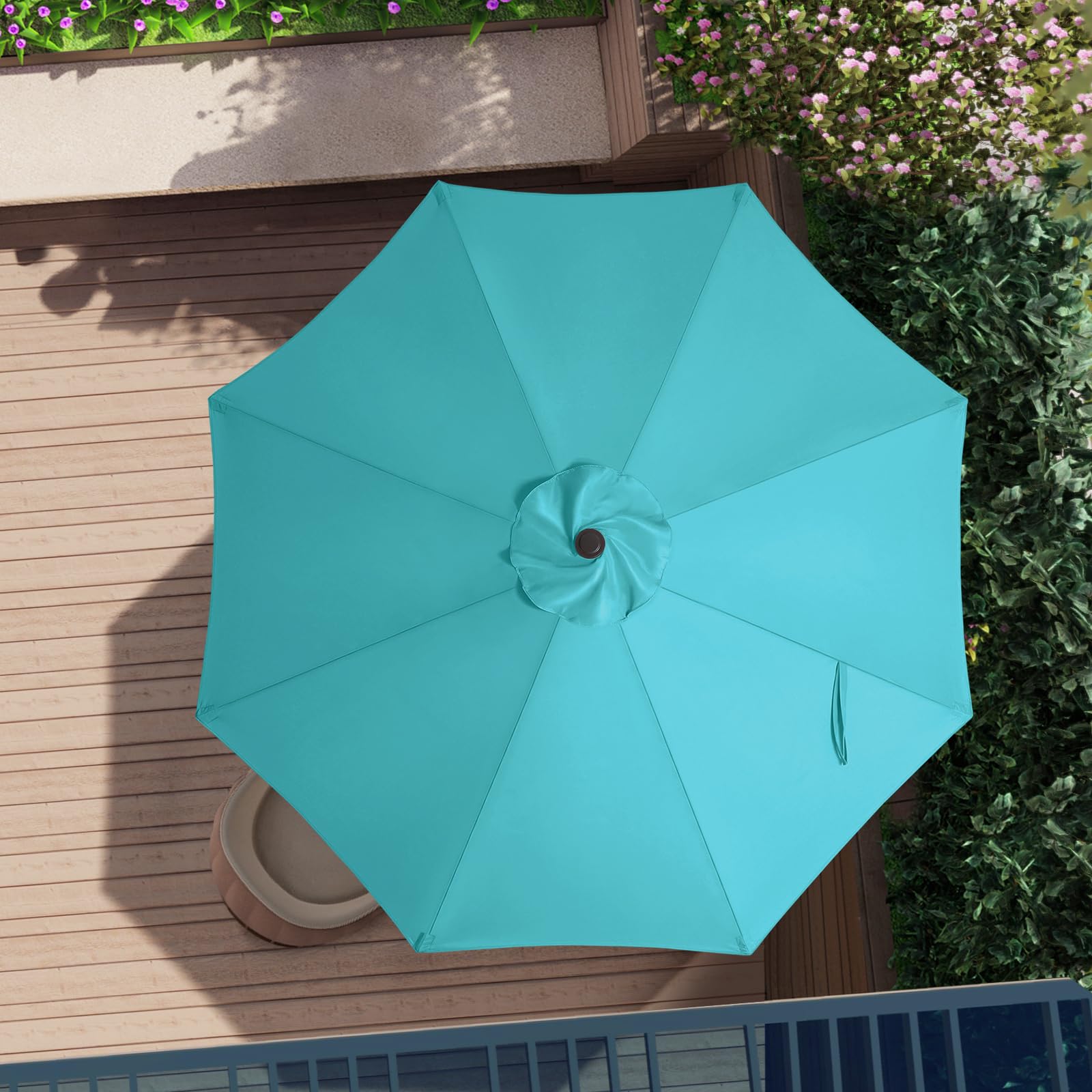ABCCANOPY 10ft umbrella replacement canopy detail of fabric