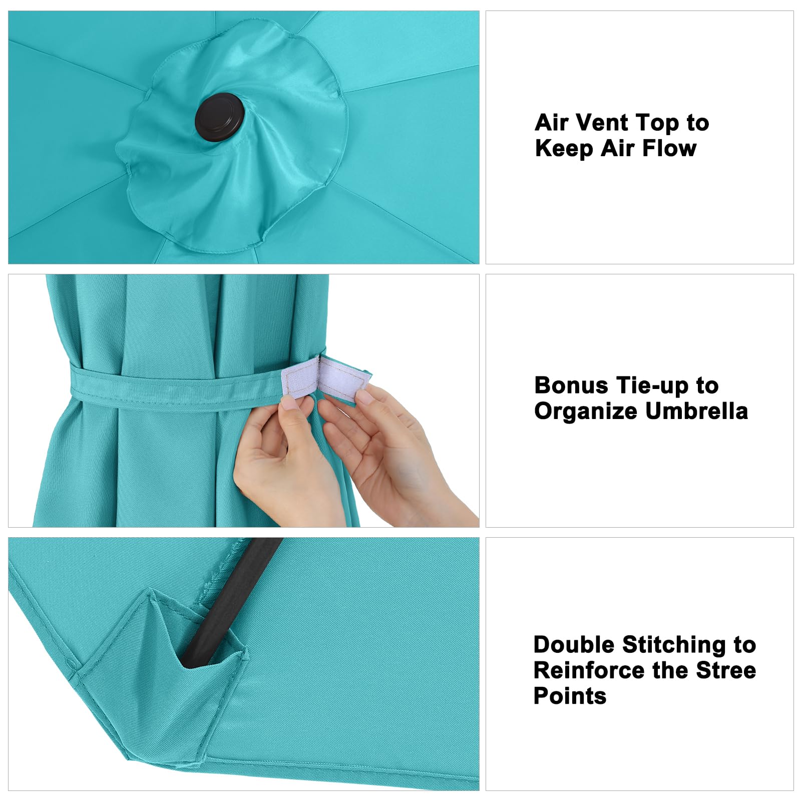 ABCCANOPY 10ft umbrella replacement canopy in packaging