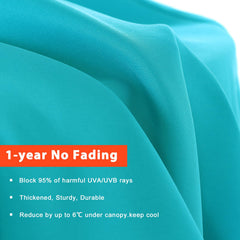 ABCCANOPY 10ft umbrella replacement canopy with reinforced stress points