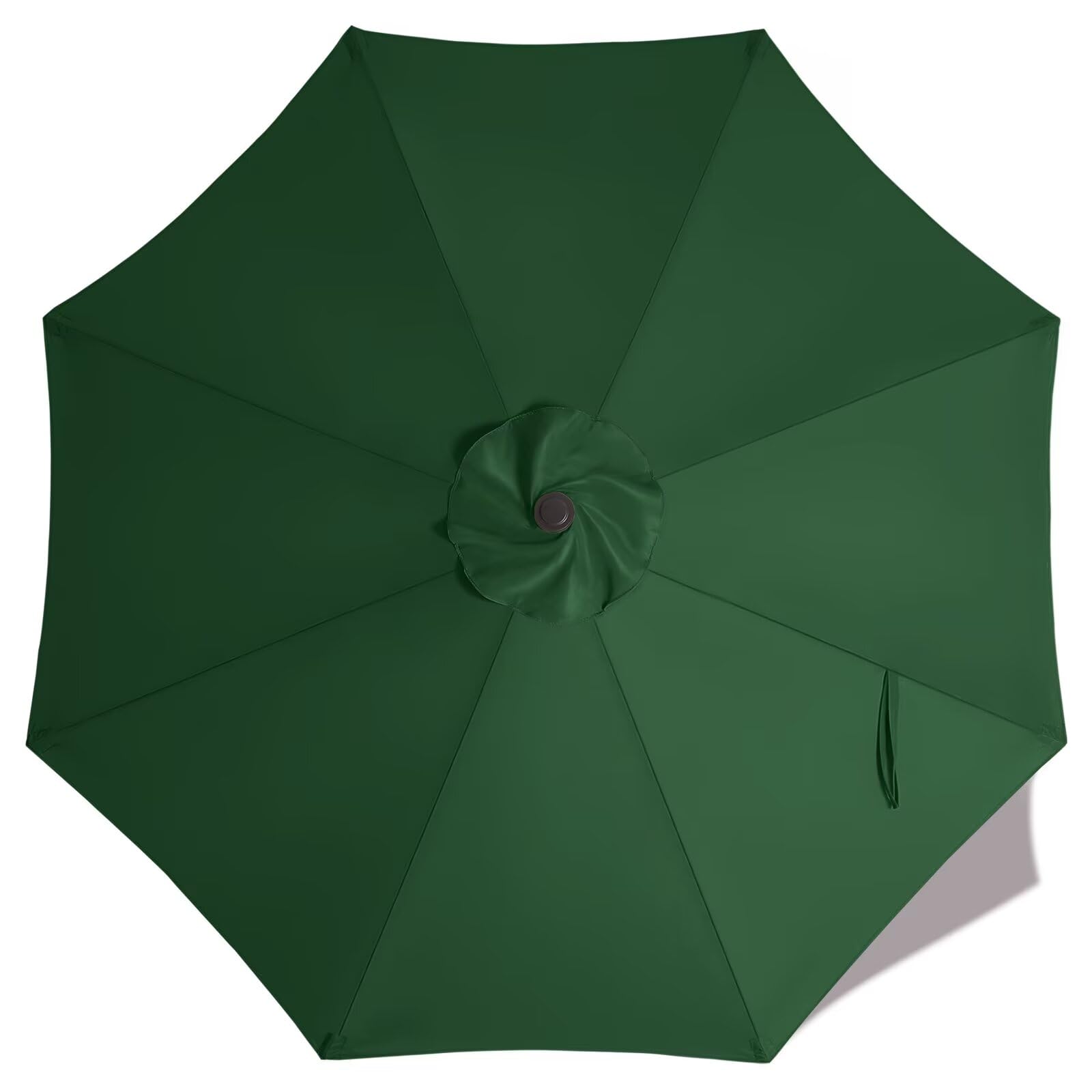 ABCCANOPY 9ft outdoor umbrella replacement canopy in forest green