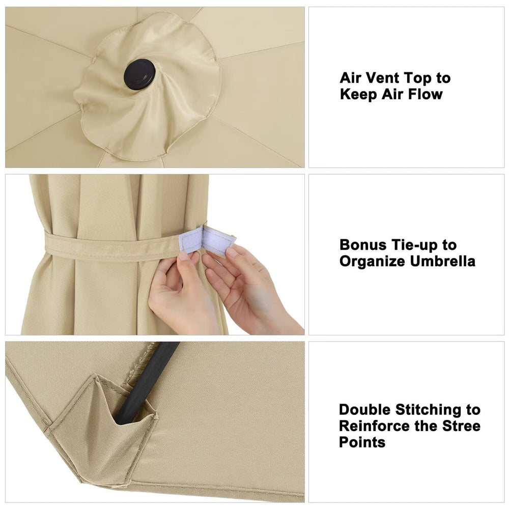 ABCCANOPY 9ft replacement canopy fabric close-up