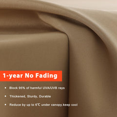 ABCCANOPY 9ft umbrella replacement canopy with 8 ribs
