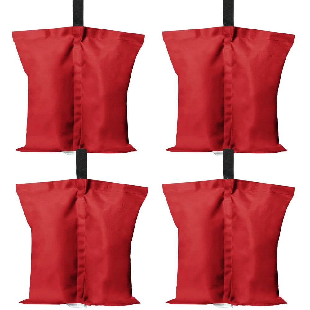 ABCCANOPY Canopy Weights 120 LBS red weight bag front view