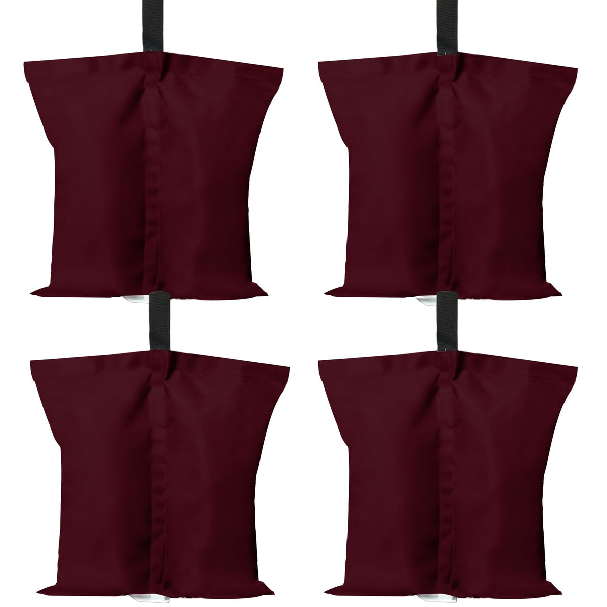 ABCCANOPY Canopy Weights 4-Pack burgundy front view