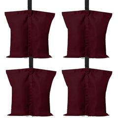 ABCCANOPY Canopy Weights 4-Pack burgundy front view