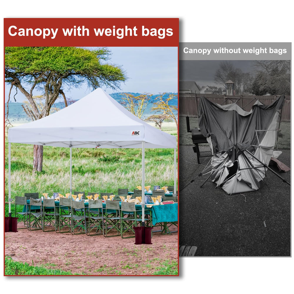 ABCCANOPY Canopy Weights 4-Pack package display